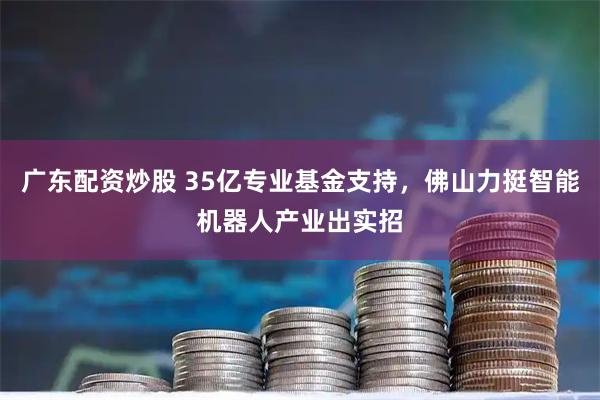 广东配资炒股 35亿专业基金支持，佛山力挺智能机器人产业出实招